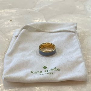 Kate Spade ♠️ Enamel Ring Size 6